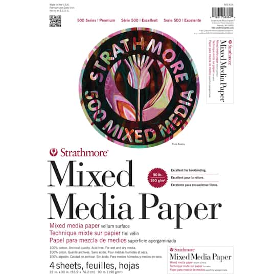 Strathmore® 500 Series 22'' x 30'' Mixed Media Paper